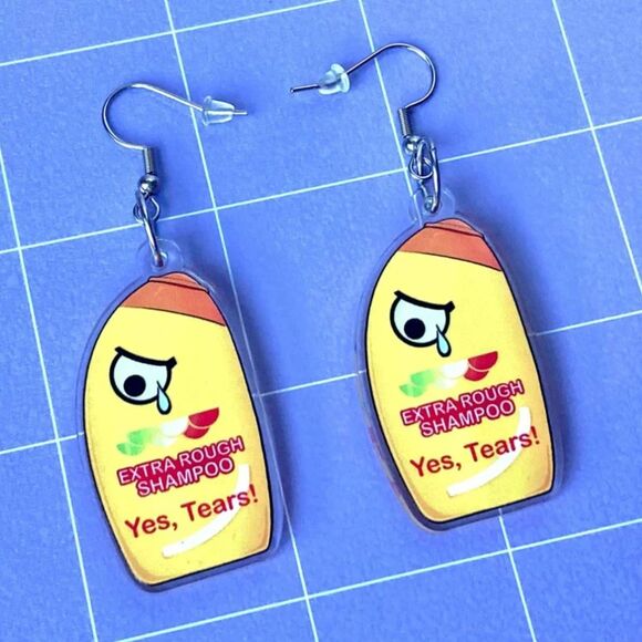 5/$25 Yes Tears Novelty Earrings NWT - Picture 1 of 3